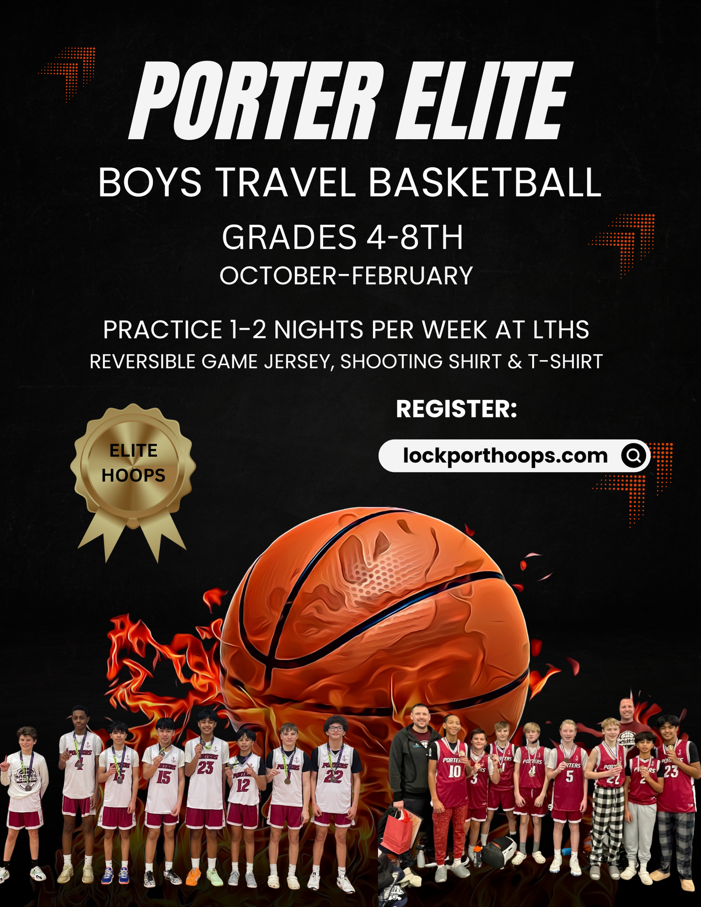 Porter Elite Youth Basketball (TRYOUTS SEPT. 3RD)