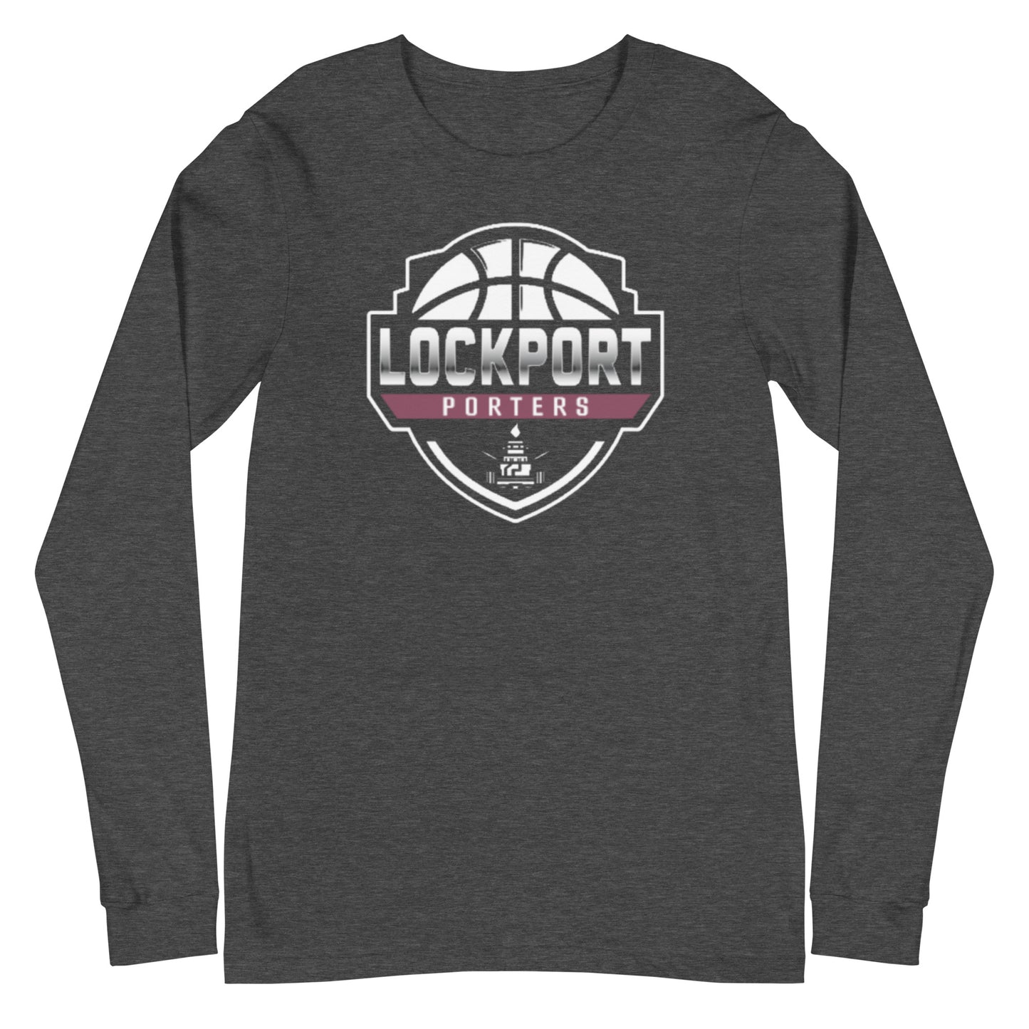 Unisex Long Sleeve Tee || Black/Gray